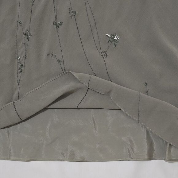 Banana Republic y2k Green Buttoned Slip Dress for Cocktail - Picture 7 of 9